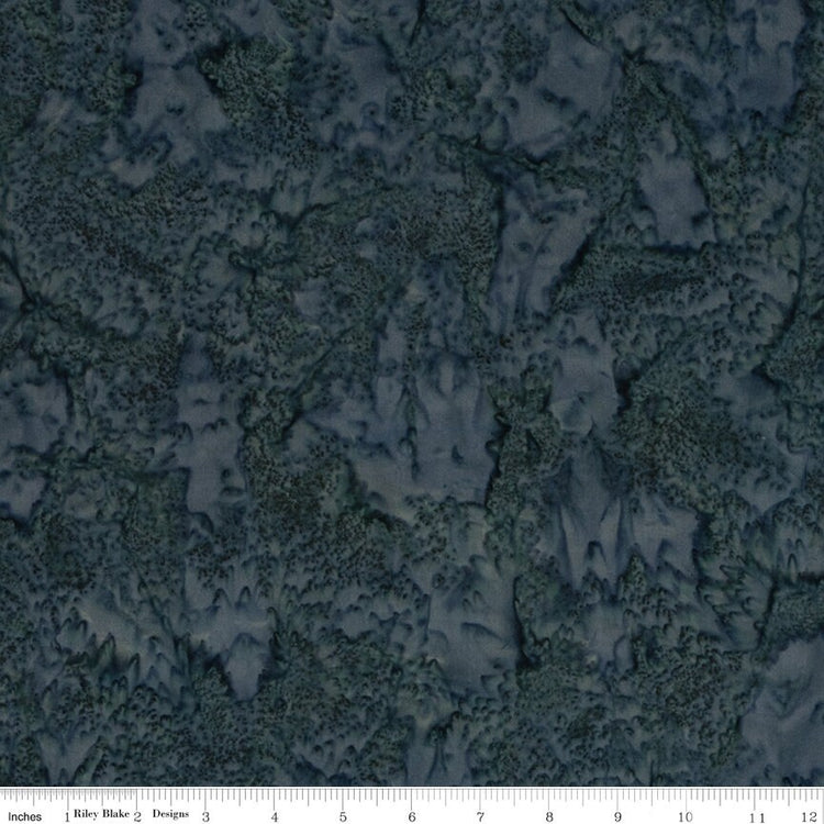 Expressions Batiks Hand-Dyes Medium Blue Gray