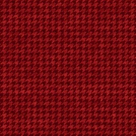 Houndstooth Basic Red