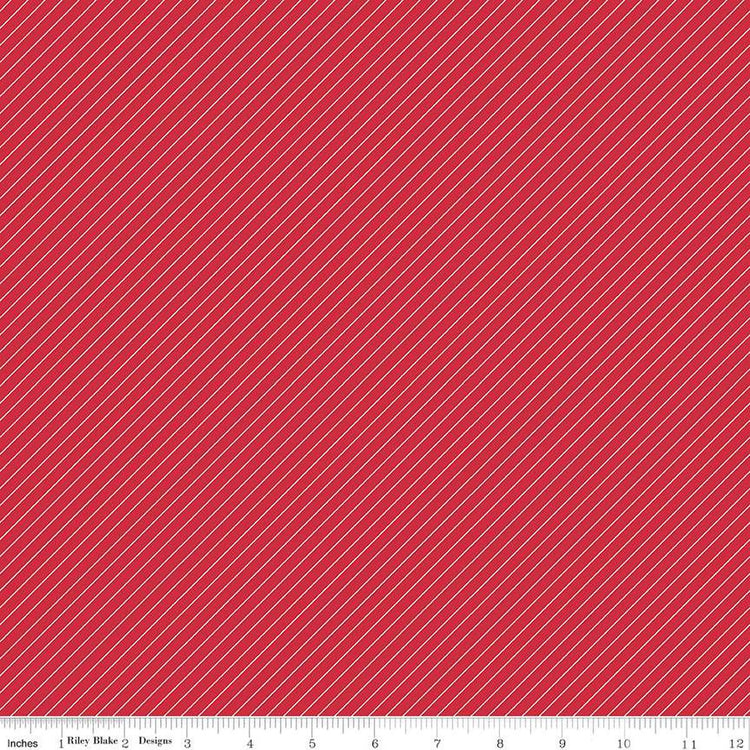 Cheerfully Red Stripe Red
