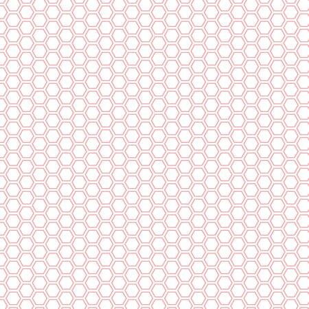 Vintage Flora Honeycomb Pink