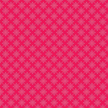 Vintage Flora Sparkle Red
