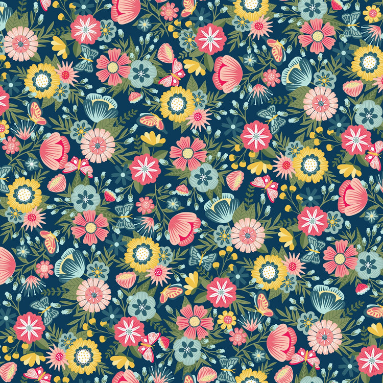 Vintage Flora 10 Inch Stacker Designed by Kim Christopherson of Kimberbell Designs for Maywood Studios - SQ-MASVINF - 42 pieces
