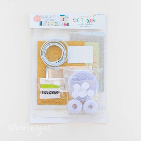 PRE-ORDER: Shout Hooray! Bench Pillow Embellishment Kit by Kimberbell Designs - KDKB1275