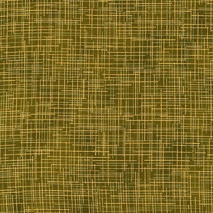 Quilter's Linen Metallic Olive by Robert Kaufman Fabrics - SRKM-14476-49