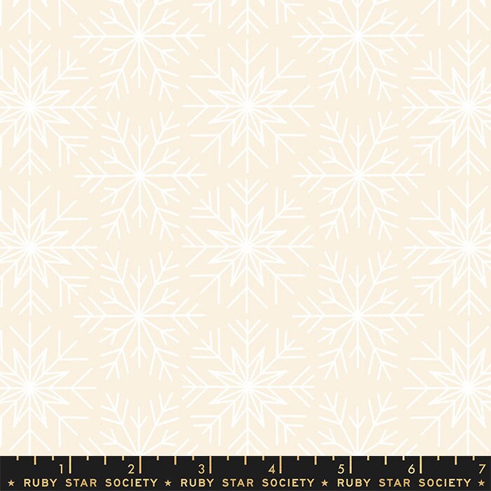 Winterglow Snowflakes Natural by Ruby Star Society with Moda Fabrics - RS5110 11