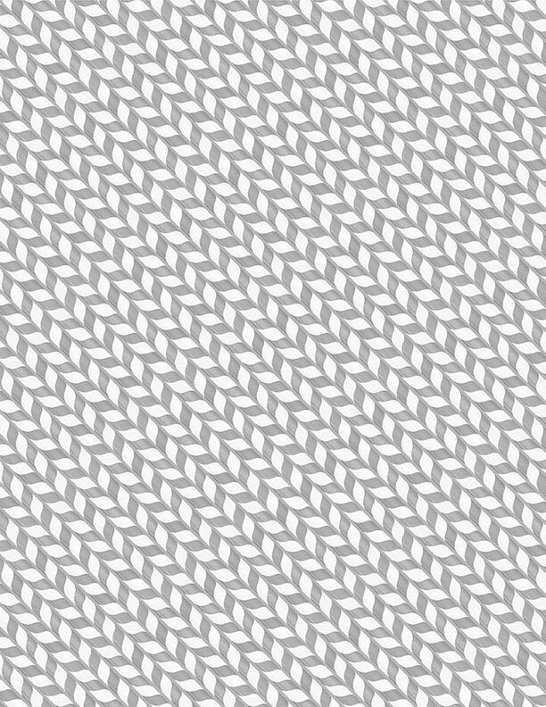 Frosty Merry-Mints Peppermint Stripe Gray by Danielle Leone for Wilmington Prints - 3017 27659 991