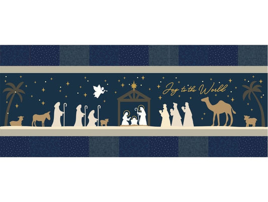 Pre-Order: Nativity Bench Pillow Fabric Kit by Kimberbell Designs