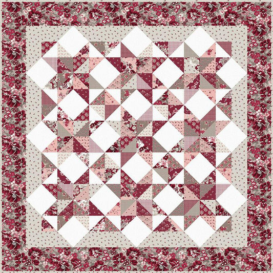 9 Patch Stars Quilt Pattern by Gerri Robinson of Planted Seed Designs - Printed Quilt Pattern