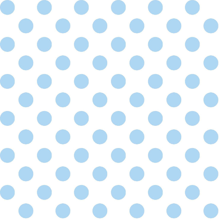 Dots Pale Blue Dots on White by Kim Christopherson of Kimberbell Designs for Maywood Studios - MAS8216-B