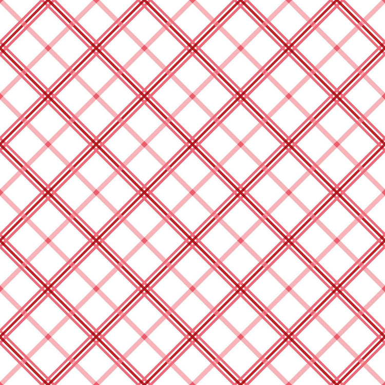 Plaid Red by Kim Christopherson of Kimberbell Designs for Maywood Studios - MAS8262-R