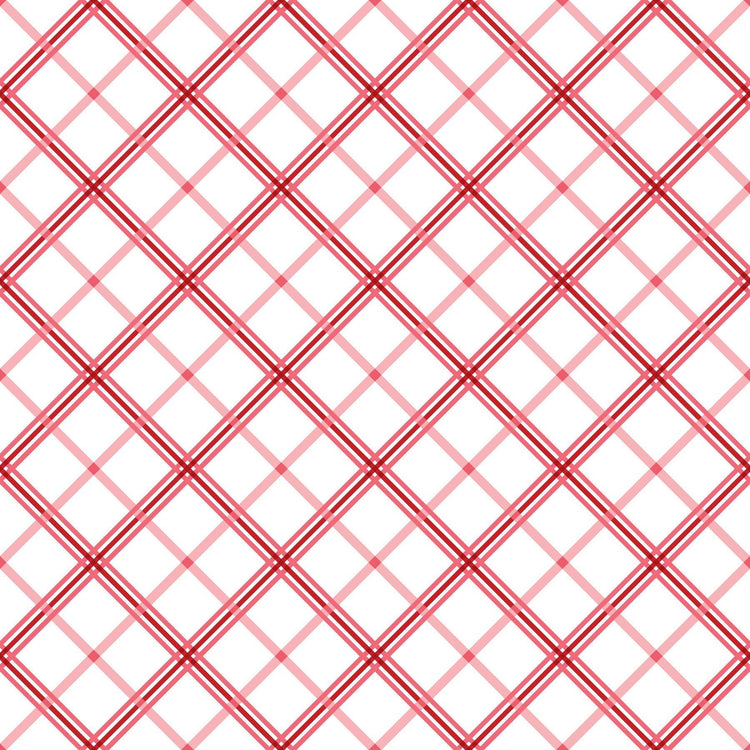 Plaid Red by Kim Christopherson of Kimberbell Designs for Maywood Studios - MAS8262-R