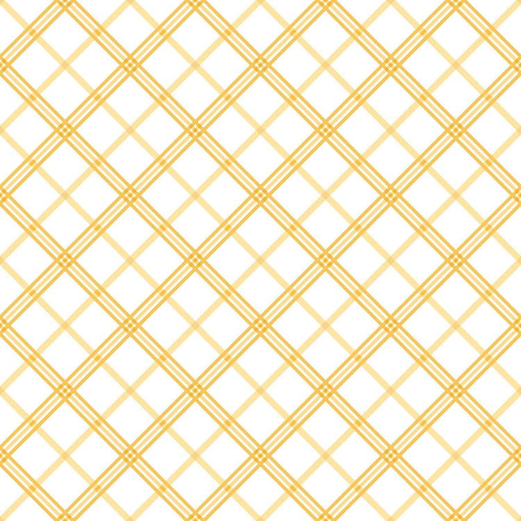 Plaid Yellow by Kim Christopherson of Kimberbell Designs for Maywood Studios - MAS8262-Y
