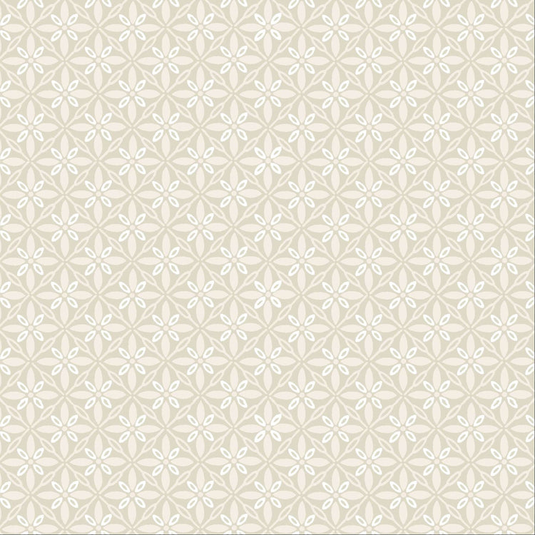 Tufted Cream & Taupe by Kim Christopherson of Kimberbell Designs for Maywood Studios - MAS9396-E