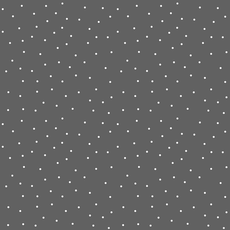 Tiny Dots Dark Gray with White Dots by Kim Christopherson of Kimberbell Designs for Maywood Studios - MAS8210-KW