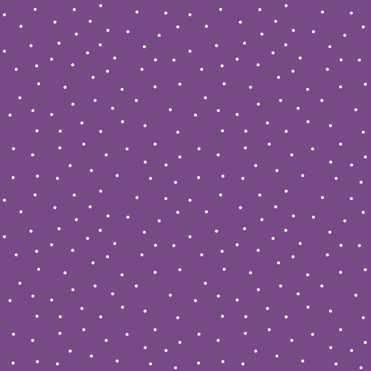 Tiny Dots Purple with White Dots by Kim Christopherson of Kimberbell Designs for Maywood Studios - MAS8210-V2
