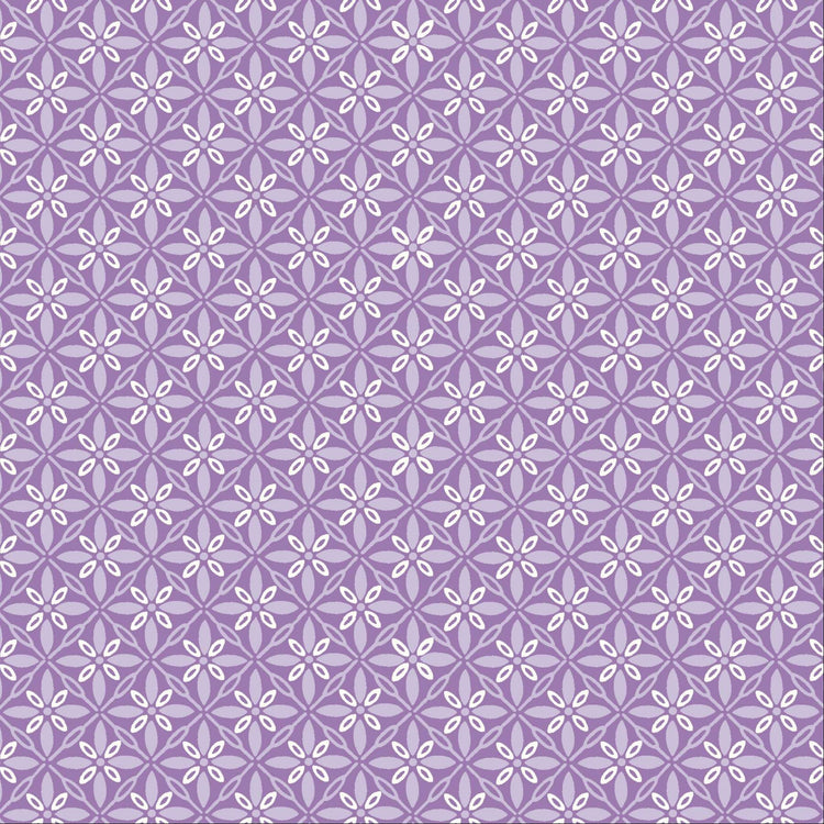 Tufted Purple by Kim Christopherson of Kimberbell Designs for Maywood Studios - MAS9396-V
