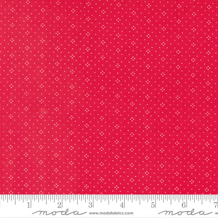 Eyelet Basic Dot Cherry by Fig Tree & Co for Moda Fabrics - 20488 66