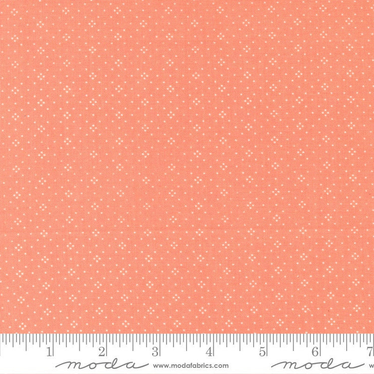 Eyelet Basic Dot Coral by Fig Tree & Co for Moda Fabrics - 20488 68