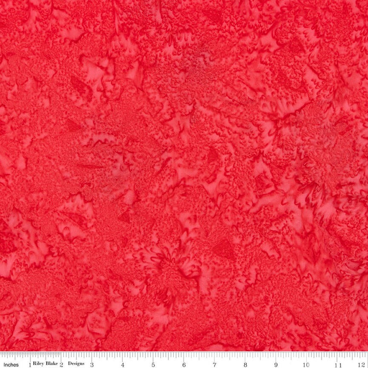 Expressions Batiks Hand-Dyes Strawberry by Riley Blake Designs - BTAP261