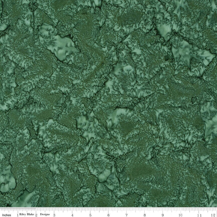 Expressions Batiks Hand-Dyes Evergreen by Riley Blake Designs - BTAP271