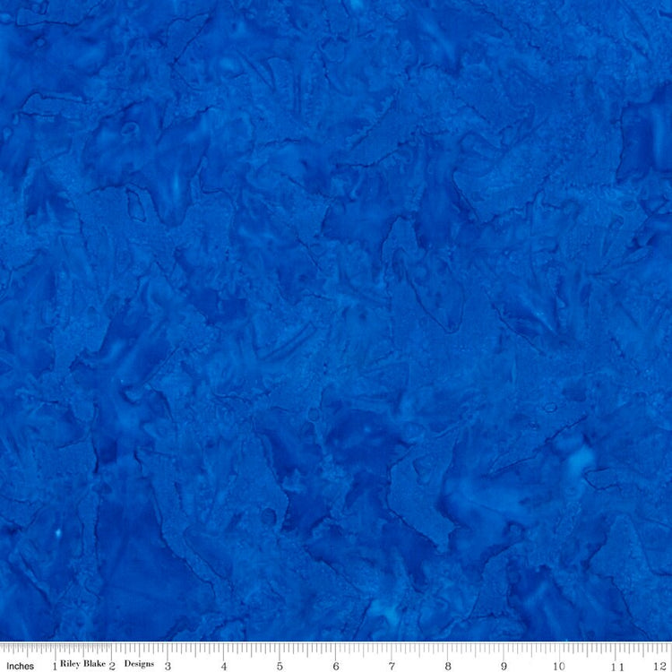 Expressions Batiks Hand-Dyes Cobalt by Riley Blake Designs - BTAP277