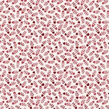 Valentine Wishes Tiny Vine and Hearts Cream and Red by Stacy West of Buttermilk Basin for Henry Glass & Co - 1024-28