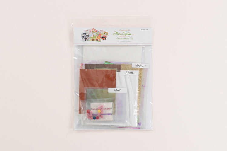 Mini Quilts Volume 1: January to June Fabric Kit by Kimberbell Designs