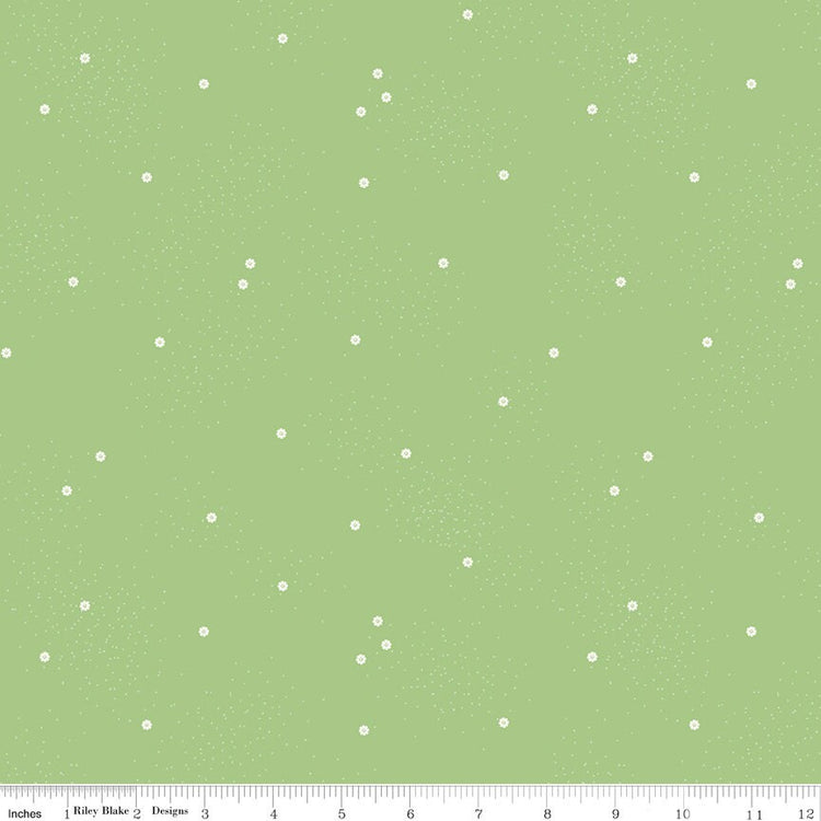 Dainty Daisy Grass by Beverly McCullough for Riley Blake Designs - C665-GRASS