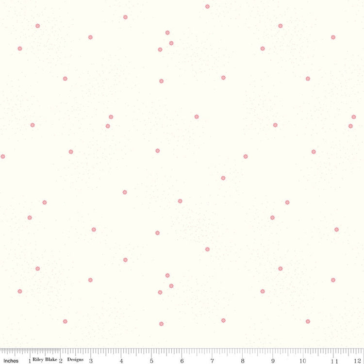 Dainty Daisy Peony on Cloud by Beverly McCullough for Riley Blake Designs - C700-PEONY