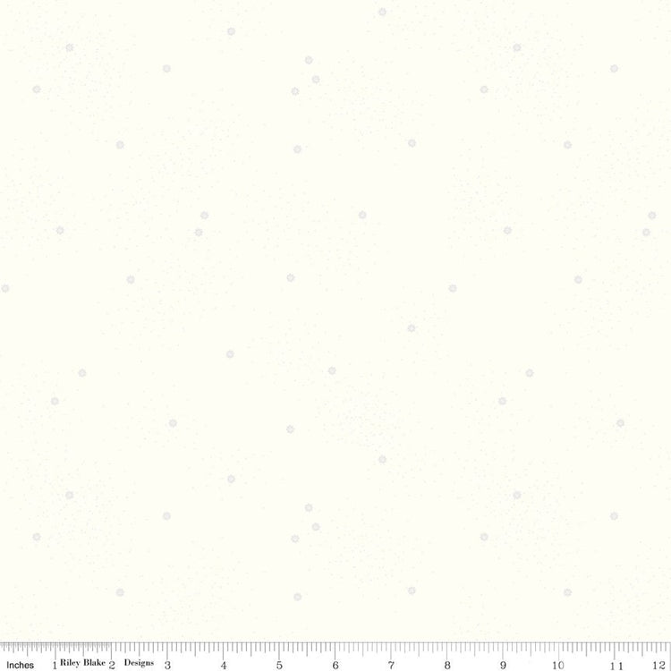 Dainty Daisy White on Cloud by Beverly McCullough for Riley Blake Designs - C700-WHITE