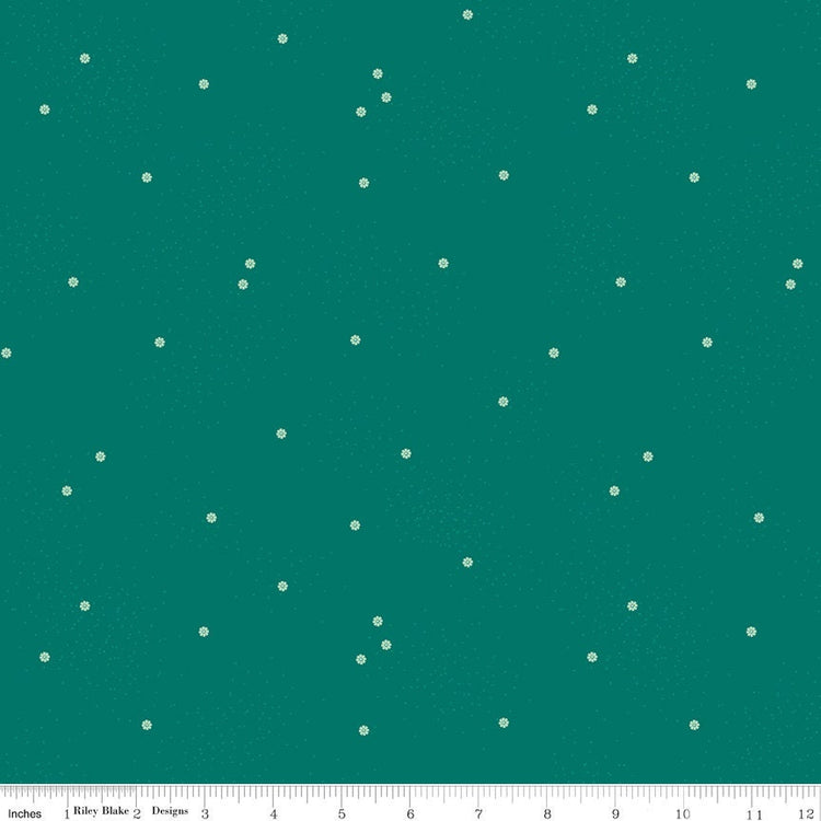 Dainty Daisy Jade by Beverly McCullough for Riley Blake Designs - C665-JADE