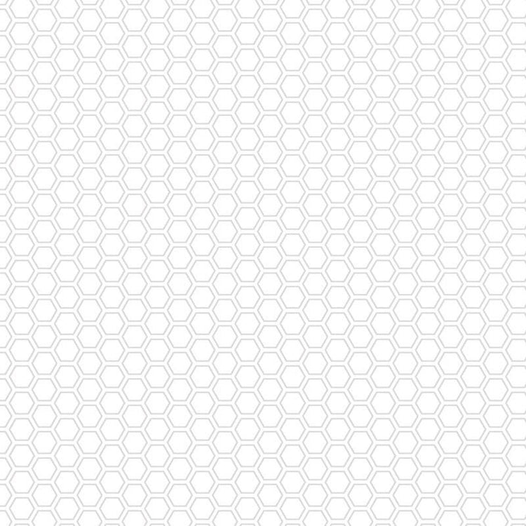 Honeycomb Tone on Tone White designed by Kim Christopherson of Kimberbell Designs for Maywood Studios - MAS8256-WW