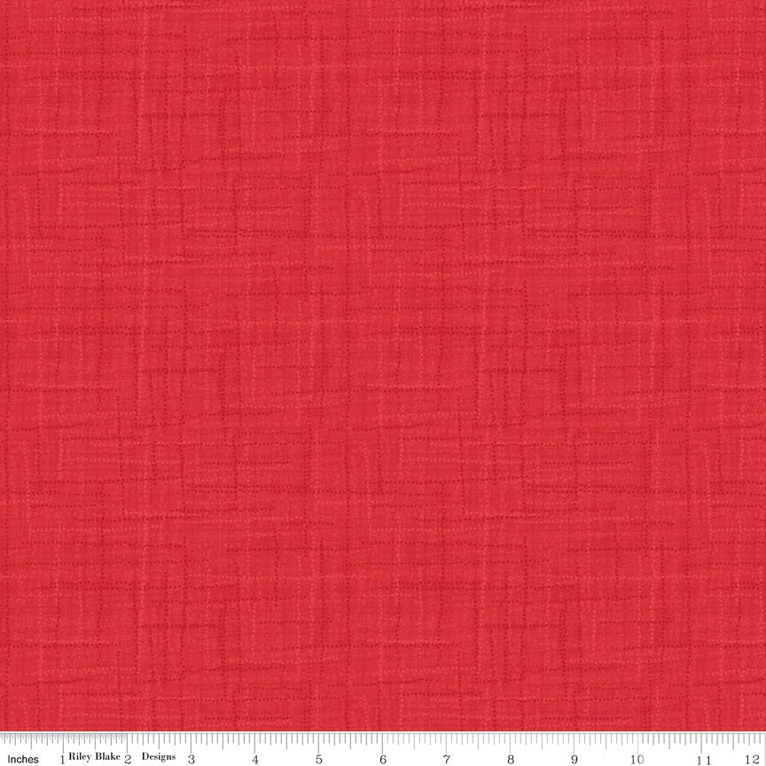 Grasscloth Cottons Red by Heather Peterson for Riley Blake Designs - C780-RED