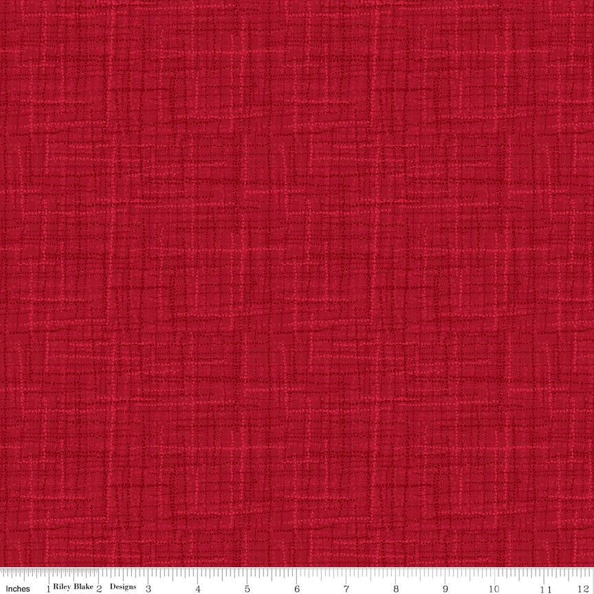 Grasscloth Cottons Cranberry by Heather Peterson for Riley Blake Designs - C780-CRANBERRY