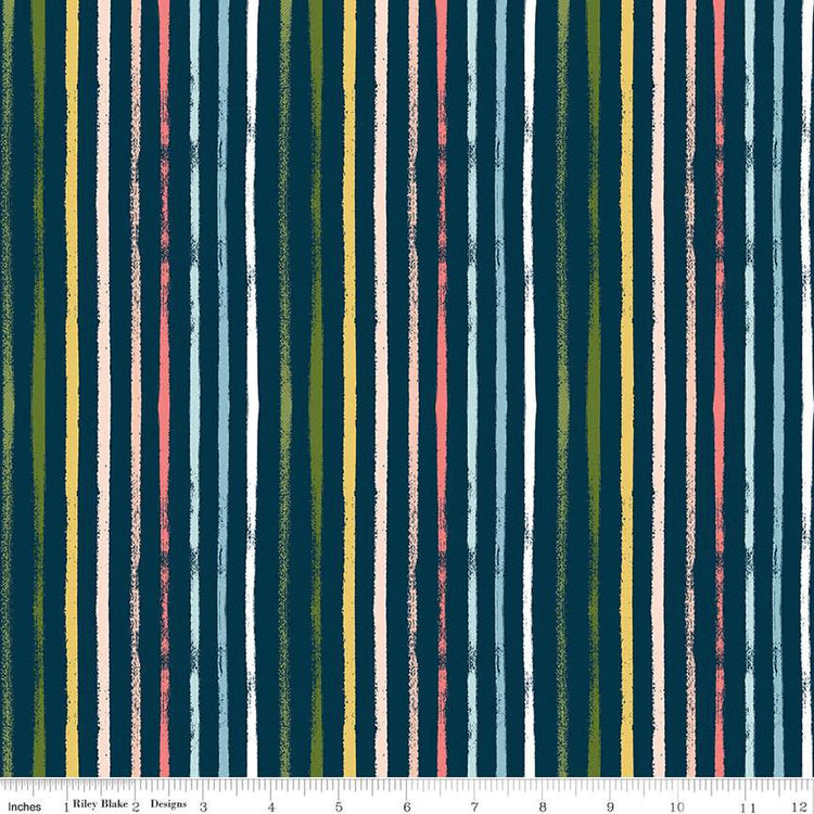 Day In The Life Stripe Oxford by Echo Park Paper Co for Riley Blake Designs - C13664-OXFORD