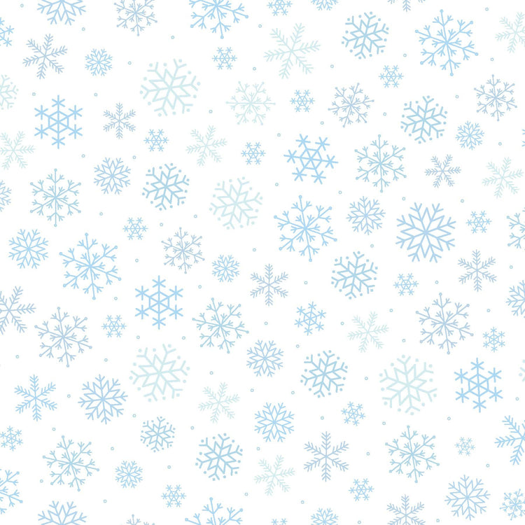 Celebration Collection Snowflakes Blue by Kim Christopherson of Kimberbell Designs for Maywood Studios - MAS9213-B