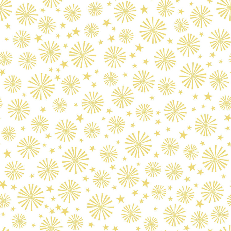 Celebration Collection Sparklers Metallic Gold by Kim Christopherson of Kimberbell Designs for Maywood Studios - MASM9201-W
