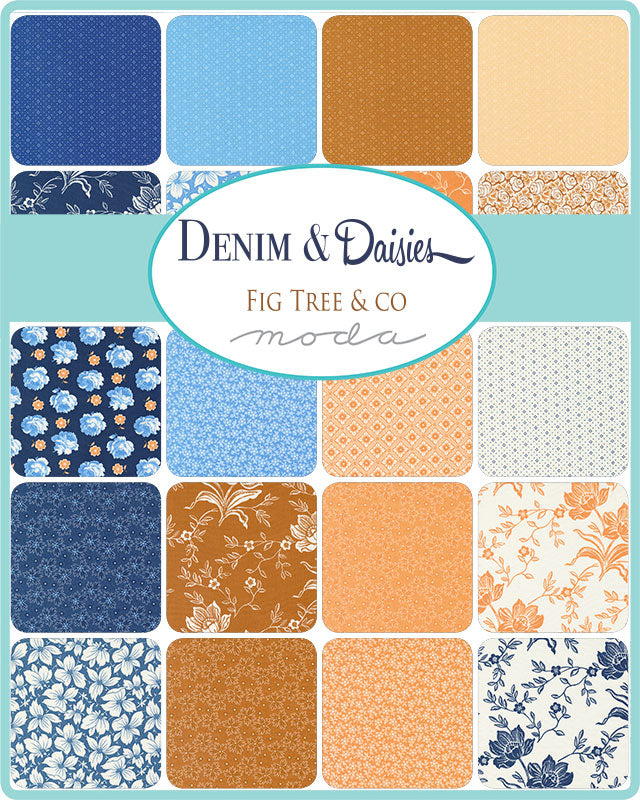 Denim & Daisies by Fig Tree & Co for Moda Fabrics