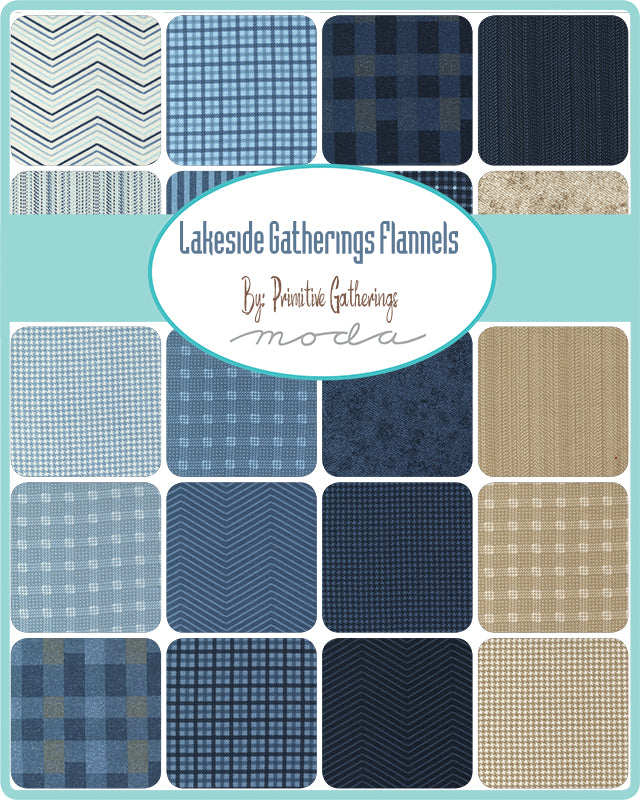 Lakeside Gatherings Flannel by Primitive Gatherings for Moda Fabrics