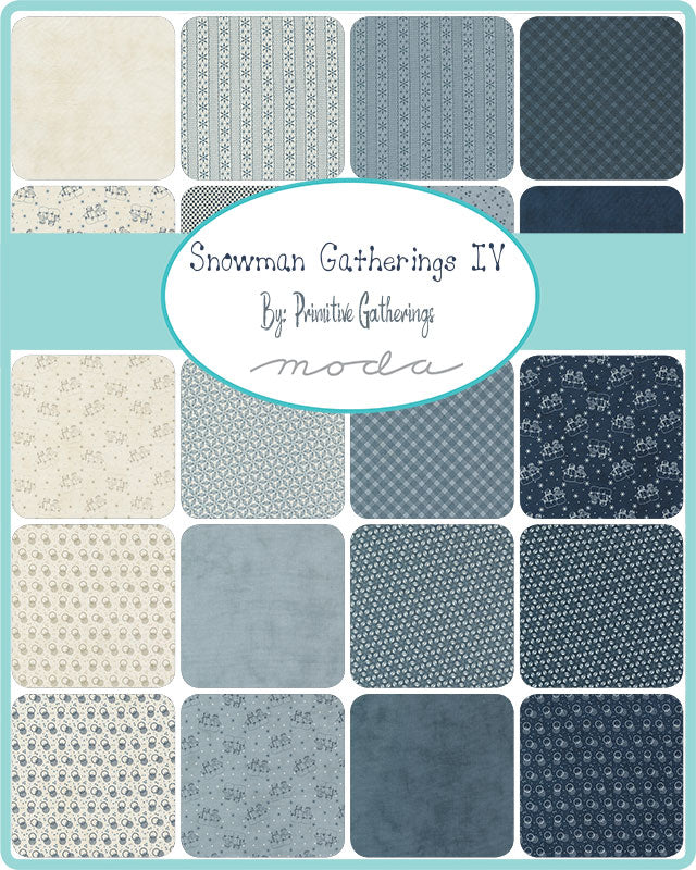 Snowman Gatherings IV by Primitive Gatherings for Moda Fabrics