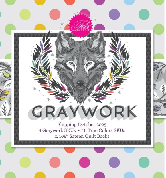 Graywork by Tula Pink for Free Spirit Fabrics