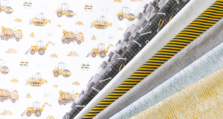 Little Builders by Figo Studio for Northcott Fabrics