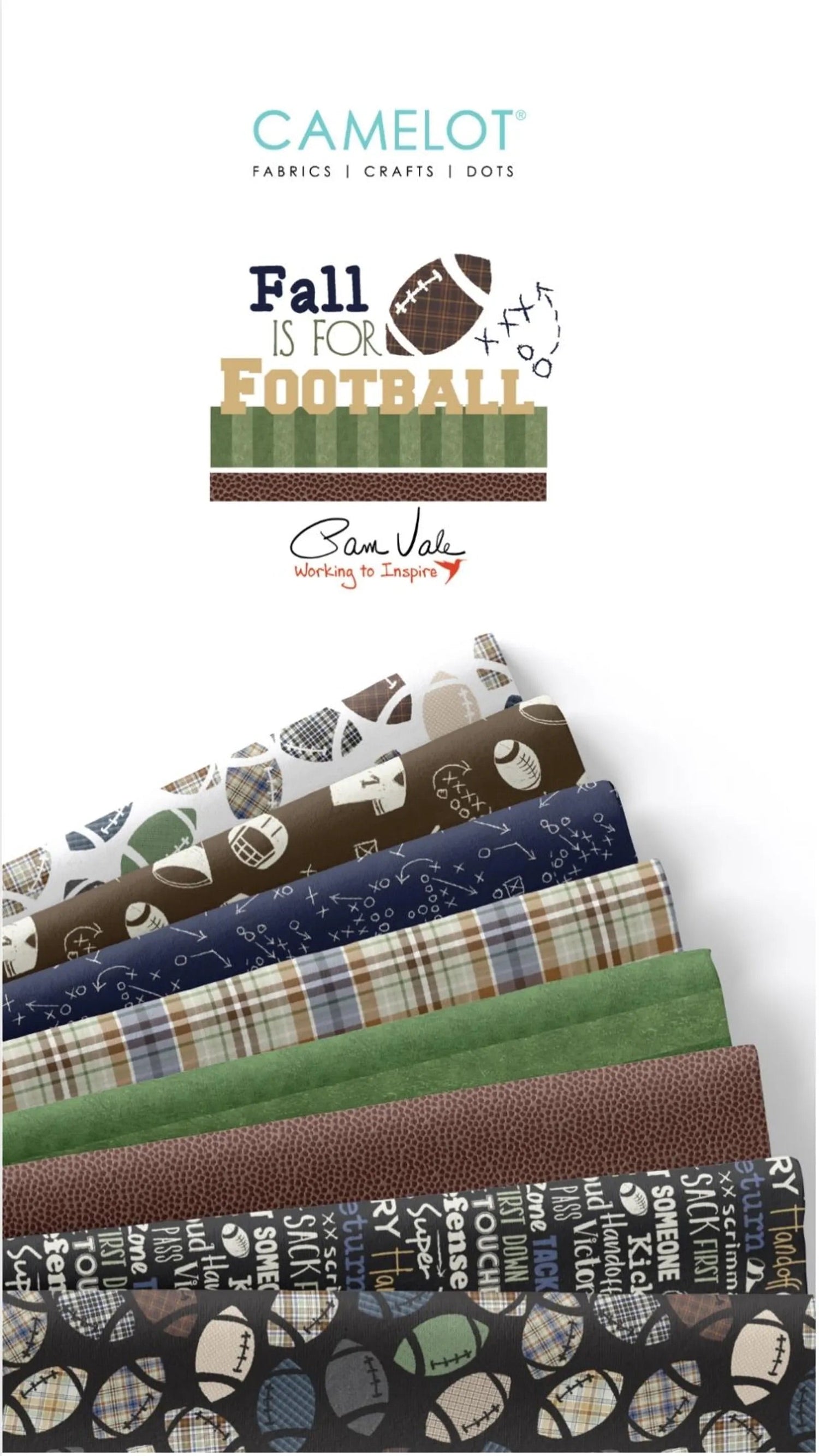 Fall Is For Football by Camelot Fabrics