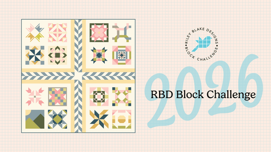 Riley Blake Designs 2026 Block Challenge Kit in Confetti Cottons Solids