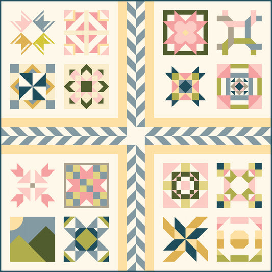 Riley Blake Designs 2026 Block Challenge Kit in Confetti Cottons Solids