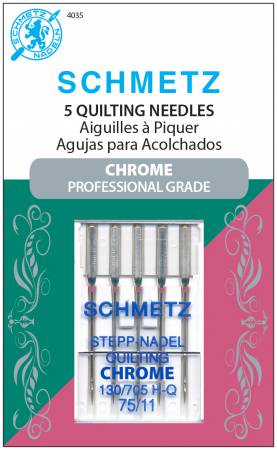 Schmetz Chrome Quilting Needles 75/11 5 pc