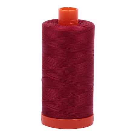 Mako Cotton Thread Solid 50wt 1422yds Burgundy 1103