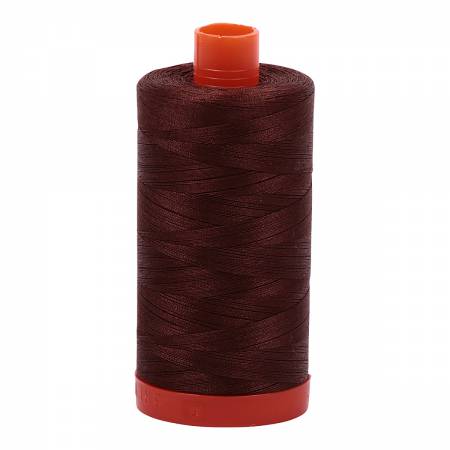 Mako Cotton Thread Solid 50wt 1422yds Chocolate 2360
