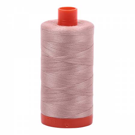 Mako Cotton Thread Solid 50wt 1422yds Antique Blush 2375