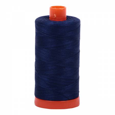 Mako Cotton Thread Solid 50wt 1422yds Dark Navy 2784